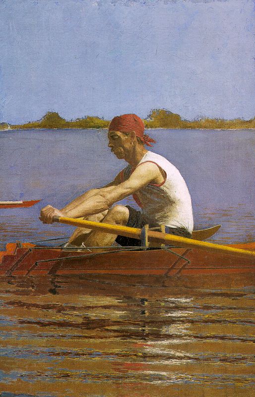 John Biglin in a Single Scull